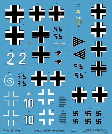 Exito Decals EXED32010 Eastern Front Fighters Luftwaffe Aces 1:32