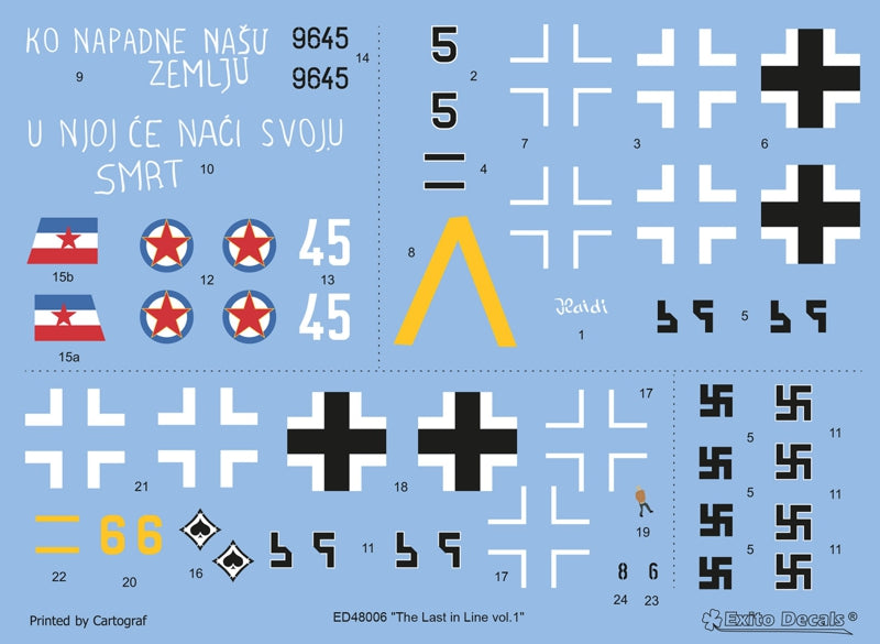 Exito Decals EXED48006 1:48 The Last in Line vol.1