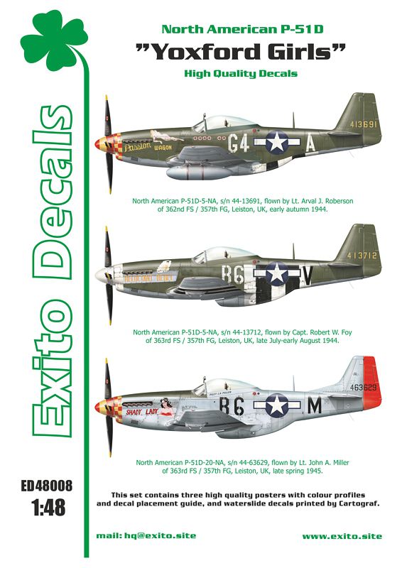 Exito Decals EXED48008 1:48 Yoxford Girls