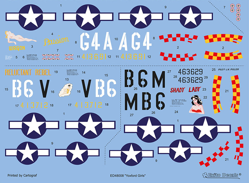 Exito Decals EXED48008 1:48 Yoxford Girls