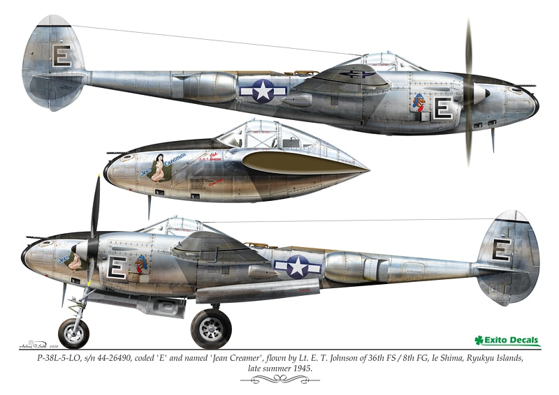 Exito Decals EXED48011 Pacific Warriors Vol.1 US Fighters 1:48