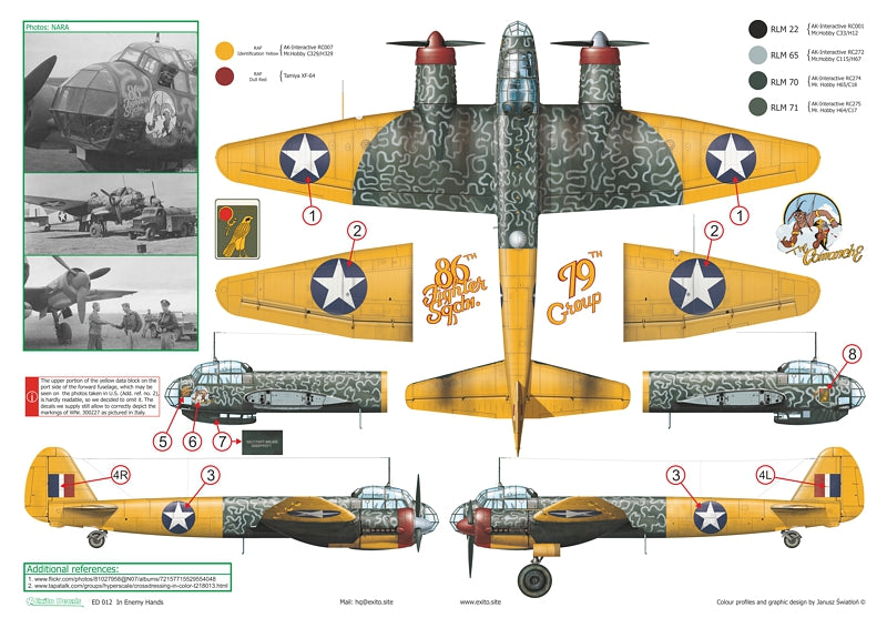 Exito Decals EXED48012 In Enemy Hands Captured Luftwaffe 1:48