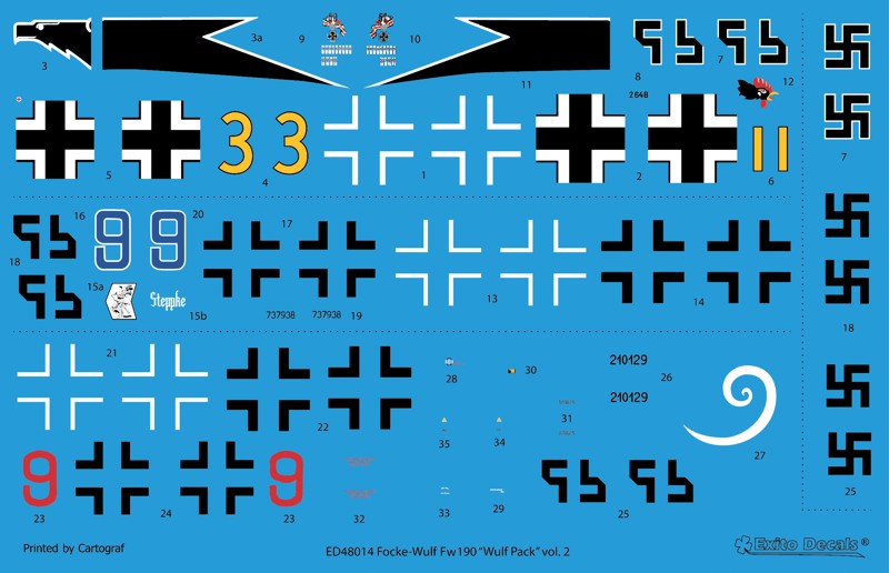 Exito Decals EXED48014 1:48 Wulf Pack vol.2