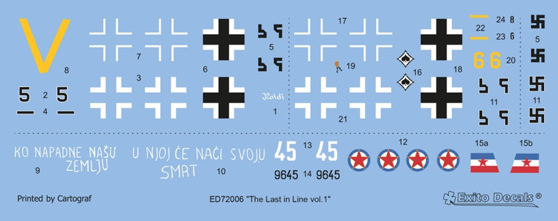 Exito Decals EXED72006 1:72 The Last in Line vol.1