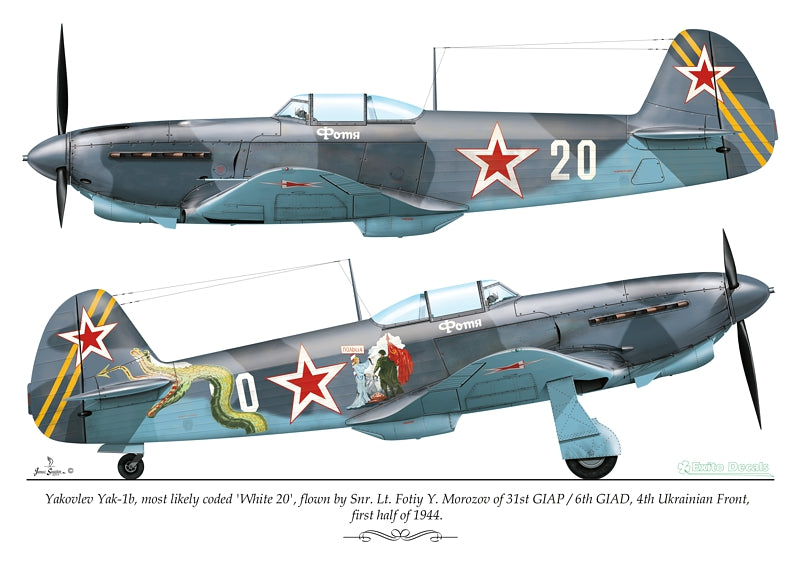 Exito Decals EXED72007 Yak Attack Yak-1b Markings 1:72