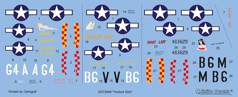 Exito Decals EXED72008 1:72 Yoxford Girls