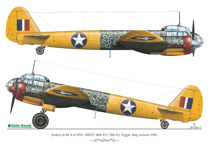 Exito Decals EXED72012 In Enemy Hands Captured Luftwaffe 1:72