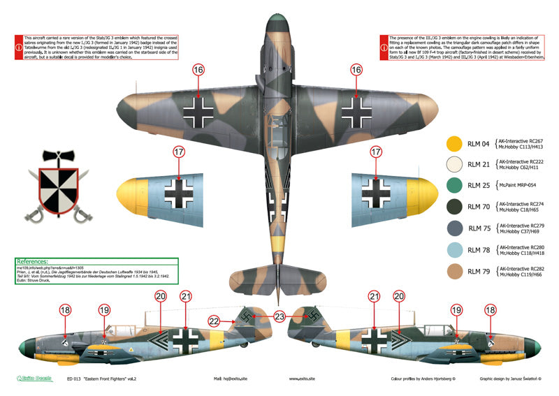 Exito Decals EXED72013 1:72 Eastern Front Fighters vol.2