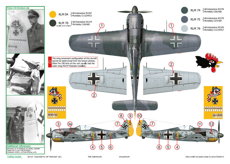 Exito Decals EXED72014 1:72 Wulf Pack vol.2