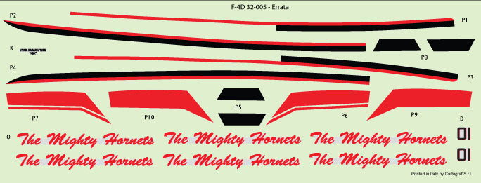 F-4dable F-4D32-005 RMAF F/A-18D Hornet 20 Years Decals 1:32
