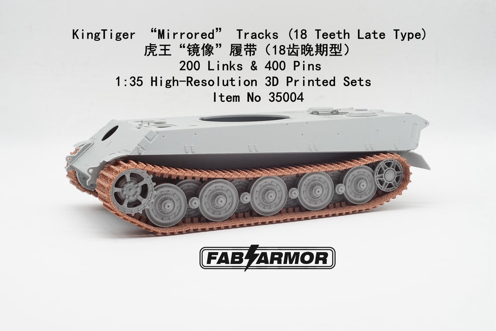 FabScale Studio FA35004 1:35 Pz.Kpfw.VI King Tiger "Mirrored" Tracks