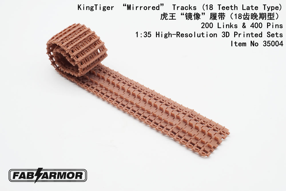 FabScale Studio FA35004 1:35 Pz.Kpfw.VI King Tiger "Mirrored" Tracks