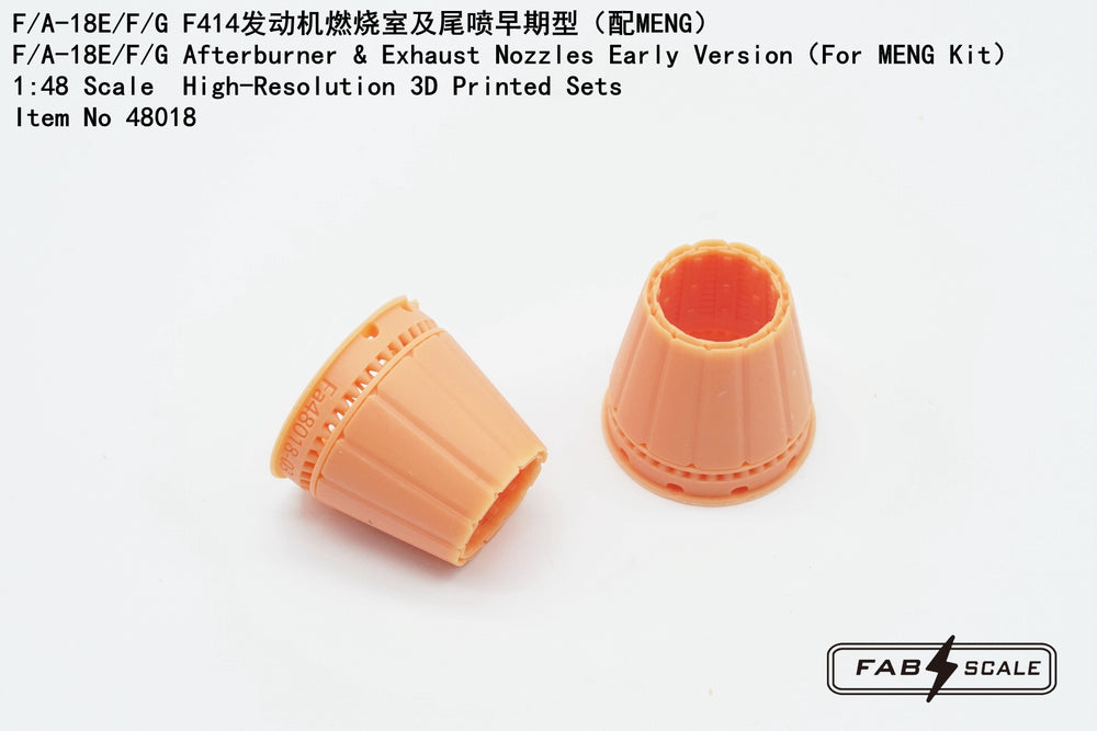 FabScale FA48018 F/A-18E/F/G Afterburner & Exhaust Early 1:48