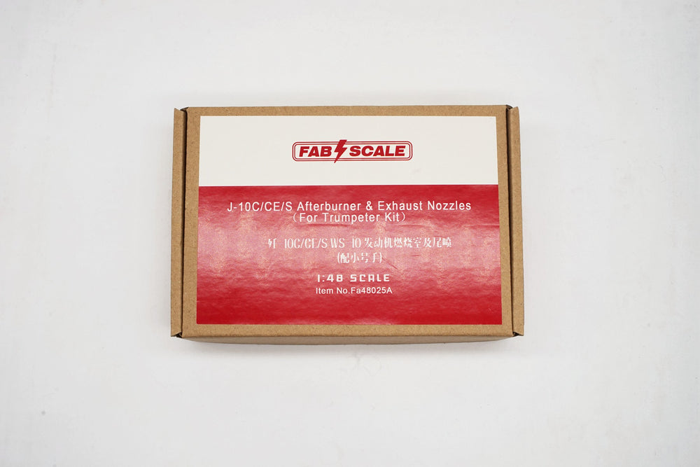 FabScale Studio FA48025 1:48 Chengdu J-10A/C/S WS-10 Exhaust Nozzles