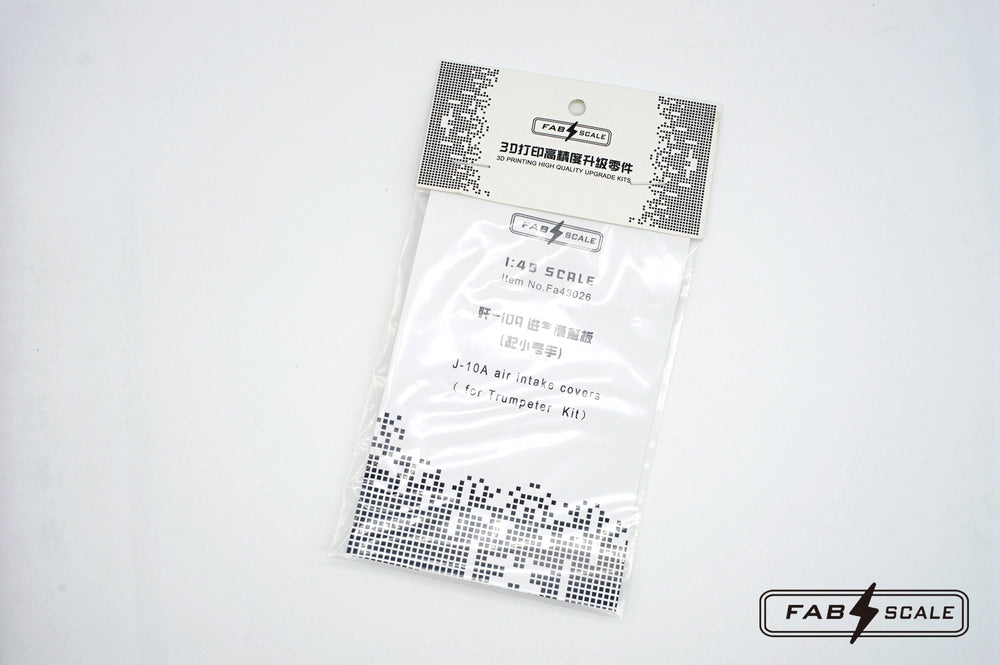 FabScale Studio FA48026 1:48 Chengdu J-10S Air Intake Covers 3D-printed