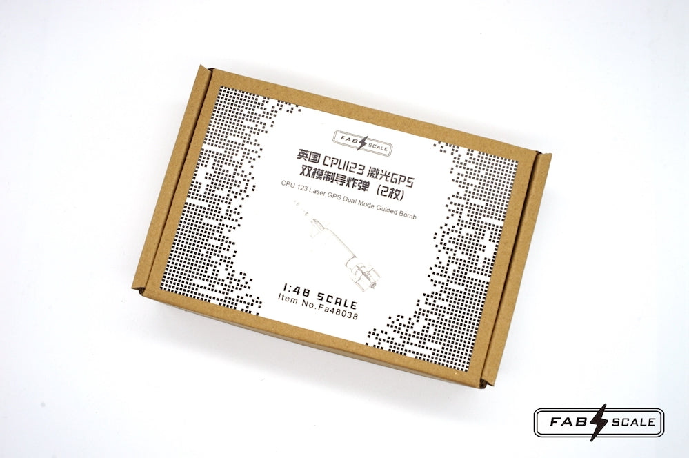 FabScale Studio FA48038 1:48 CPU-123 Laser GPS Dual Mode Guided Bomb 2 Pc