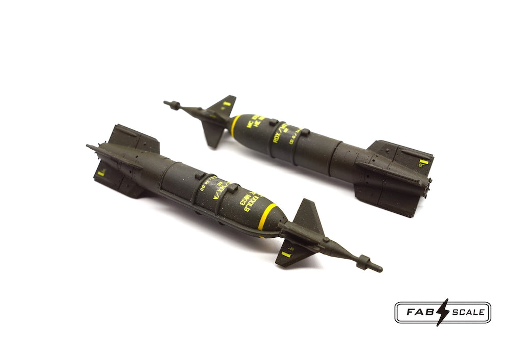 FabScale Studio FA48038 1:48 CPU-123 Laser GPS Dual Mode Guided Bomb 2 Pc