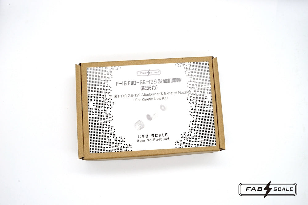 FabScale FA48046 F-16D F110-GE-129 Exhaust Open 3D-Print 1:48