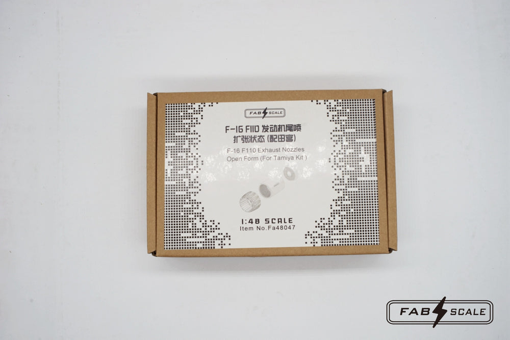 FabScale FA48047 F-16C F110-GE-129 Exhaust Nozzles Open 1:48