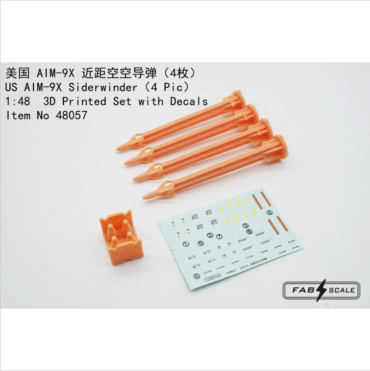 FabScale Studio FA48057 1:48 US AIM-9X Siderwinder 4 Pic