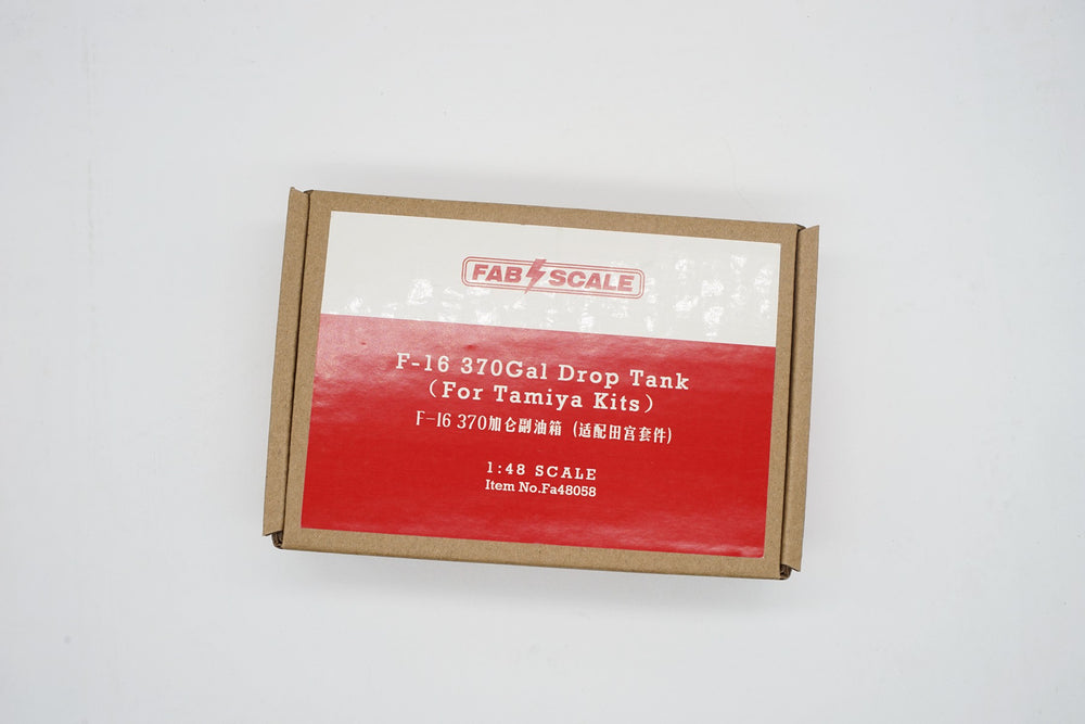 FabScale Studio FA48058 1:48 F-16 370 Gallon Drop Tank x 2