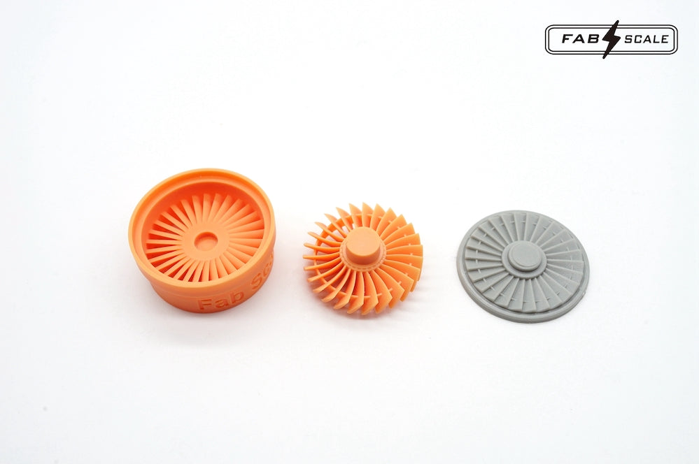 FabScale Studio FA48072 1:48 BAe Harrier Pegasus engine Blades