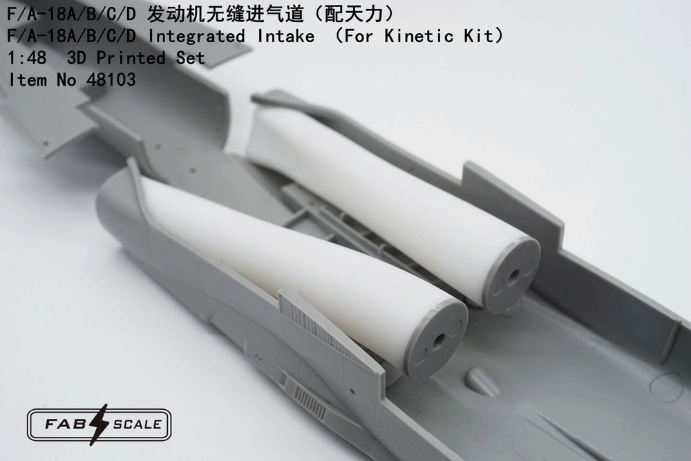 FabScale FA48103 F/A-18A/B/C/D Hornet Integrated Intake 1:48