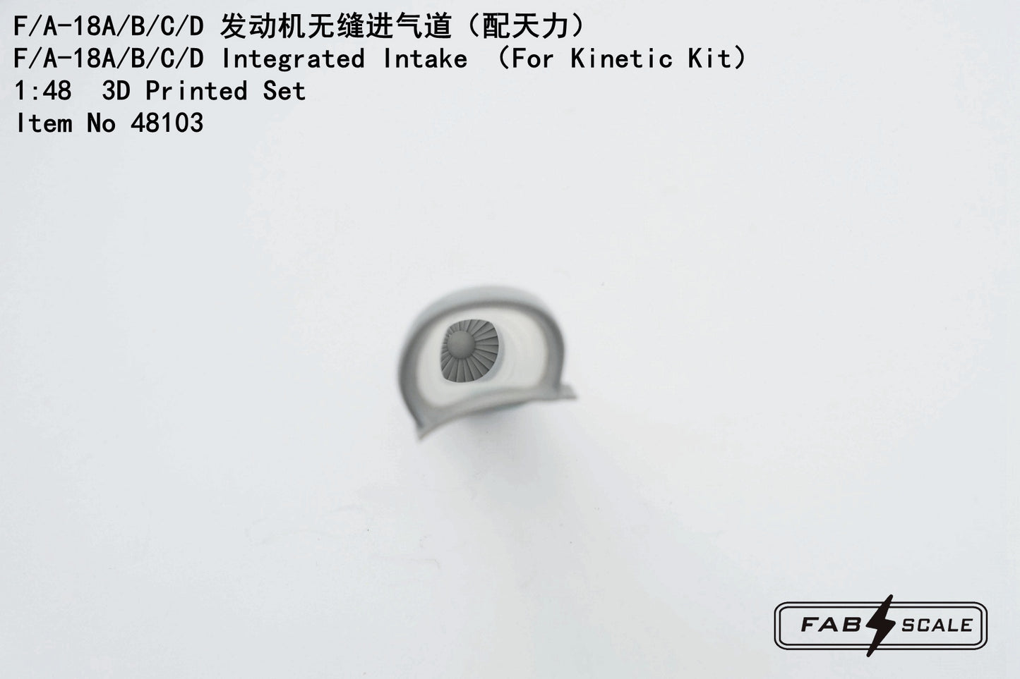FabScale FA48103 F/A-18A/B/C/D Hornet Integrated Intake 1:48