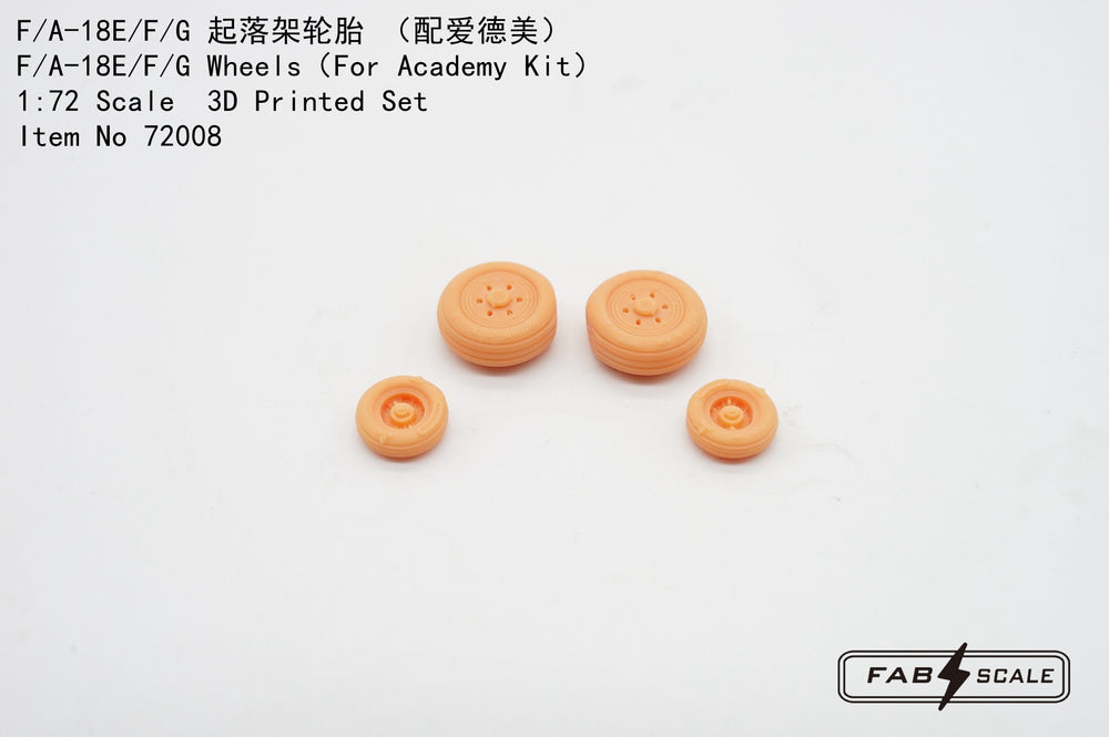 FabScale FA72008 F/A-18E/F Super Hornet/G Growler Wheels 1:72