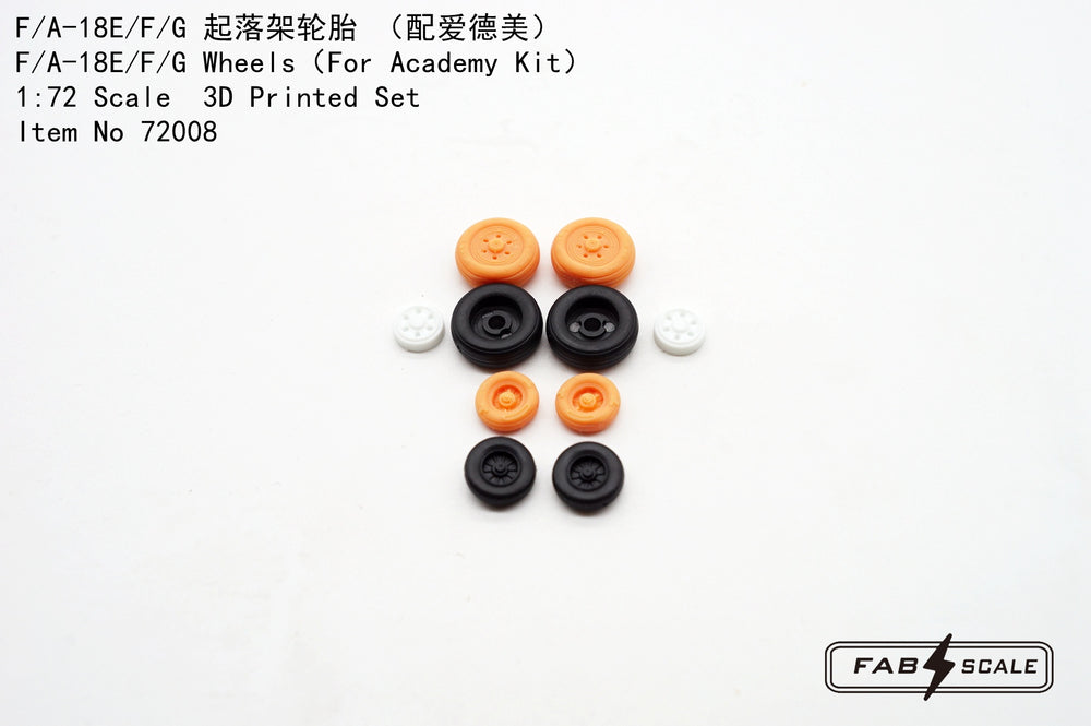FabScale FA72008 F/A-18E/F Super Hornet/G Growler Wheels 1:72