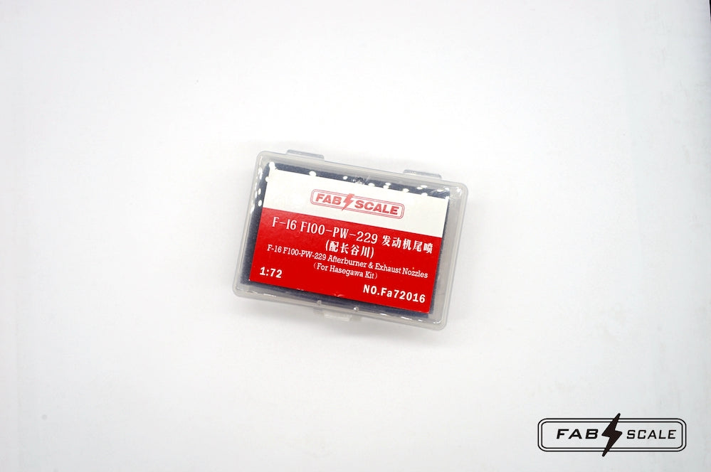 FabScale FA72016 F-16 F100-PW-229 Exhaust Nozzles 1:72