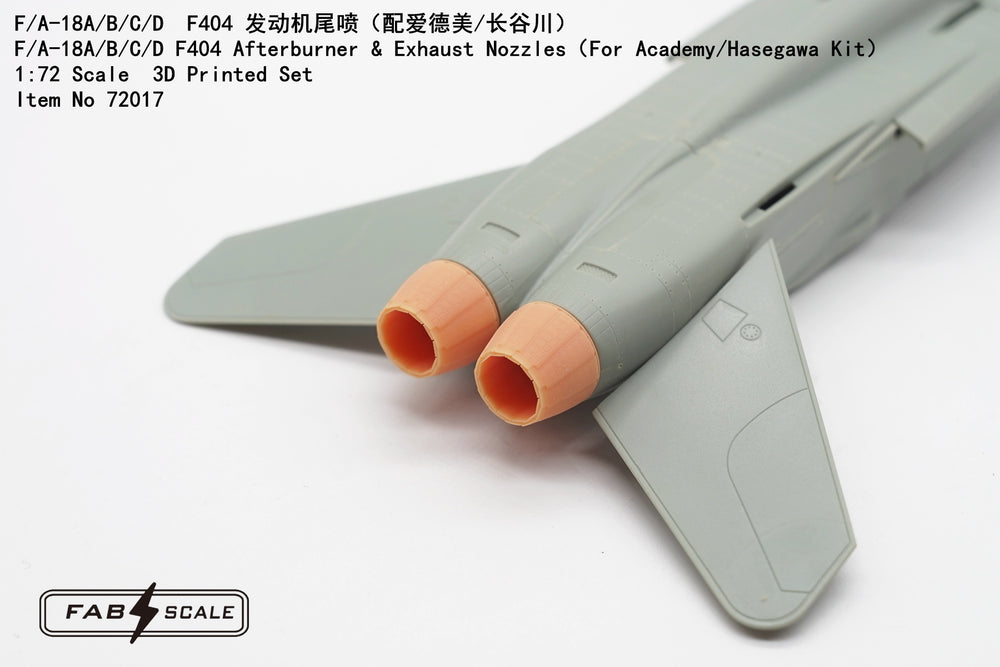 FabScale FA72017 F/A-18A/B/C/D F404 Afterburner Exhaust 1:72