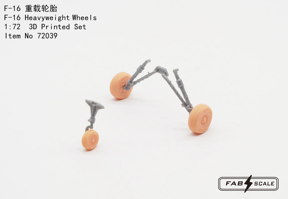 FabScale FA72039 F-16A/B/C/D Fighting Falcon Heavy Wheels 1:72