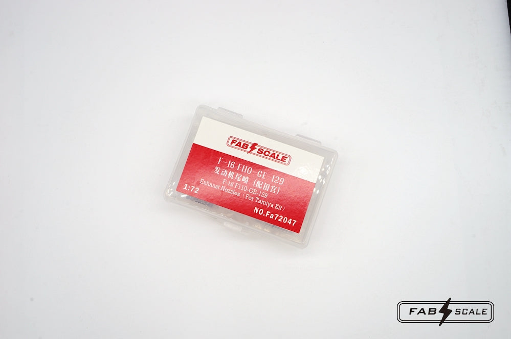 FabScale FA72047 F-16CJ F110-GE-129 Exhaust Nozzles Open 1:72