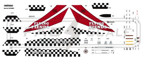 FabScale FA72080D F-16C Centennial Osan 2023 Decals 1:72