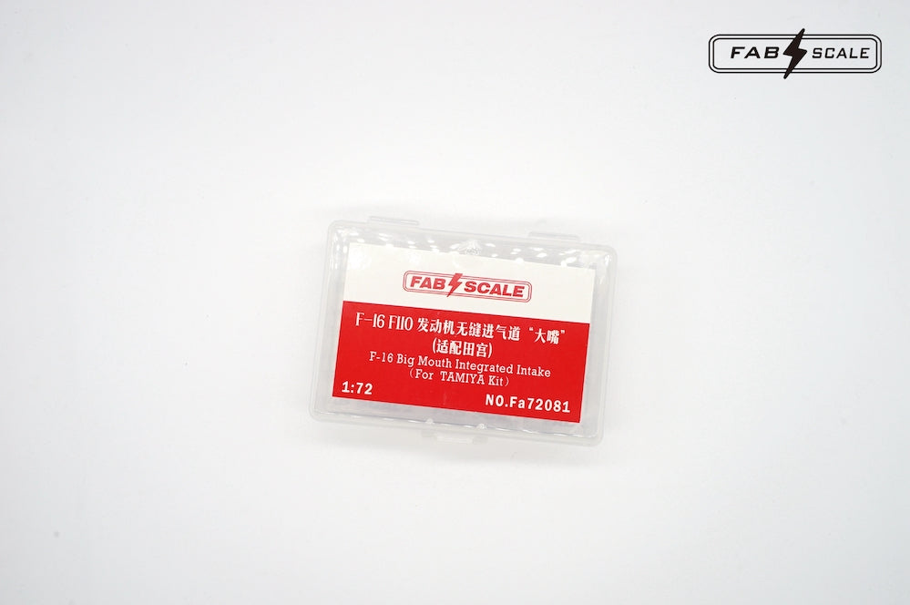 FabScale FA72081 F-16CJ F110 Big Mouth Seamless Intake 1:72