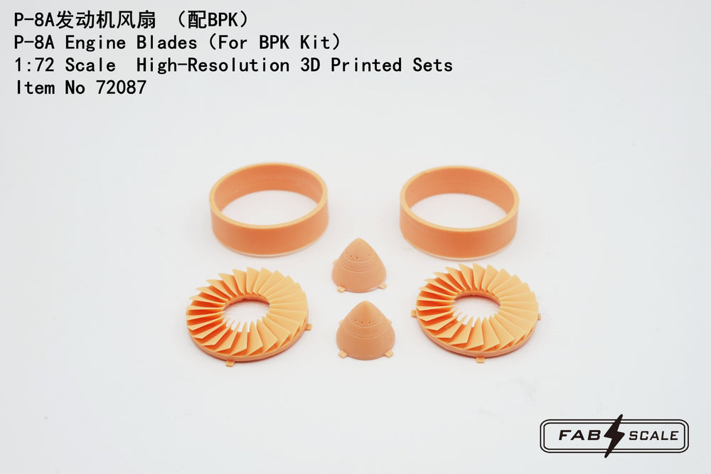 FabScale Studio FA72087 1:72 Boeing P-8A Poseidon engine blades