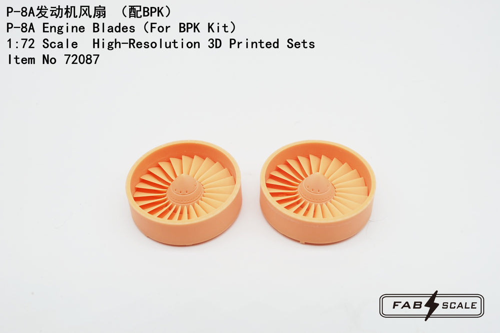 FabScale Studio FA72087 1:72 Boeing P-8A Poseidon engine blades