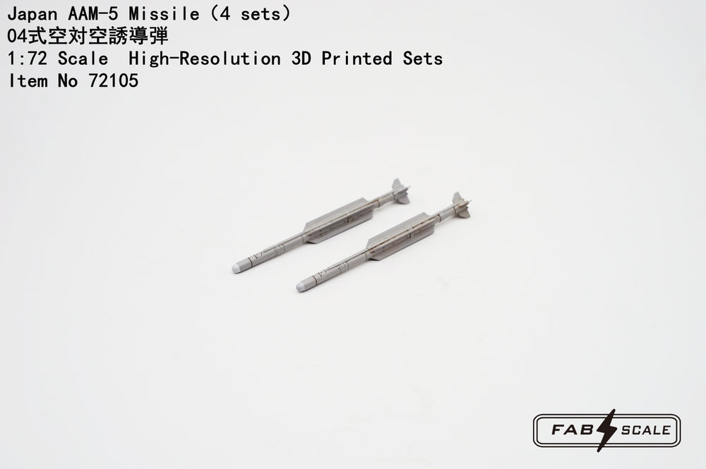 FabScale FA72105 Japan AAM-5 Missile Set (F-15J/F-2) 1:72
