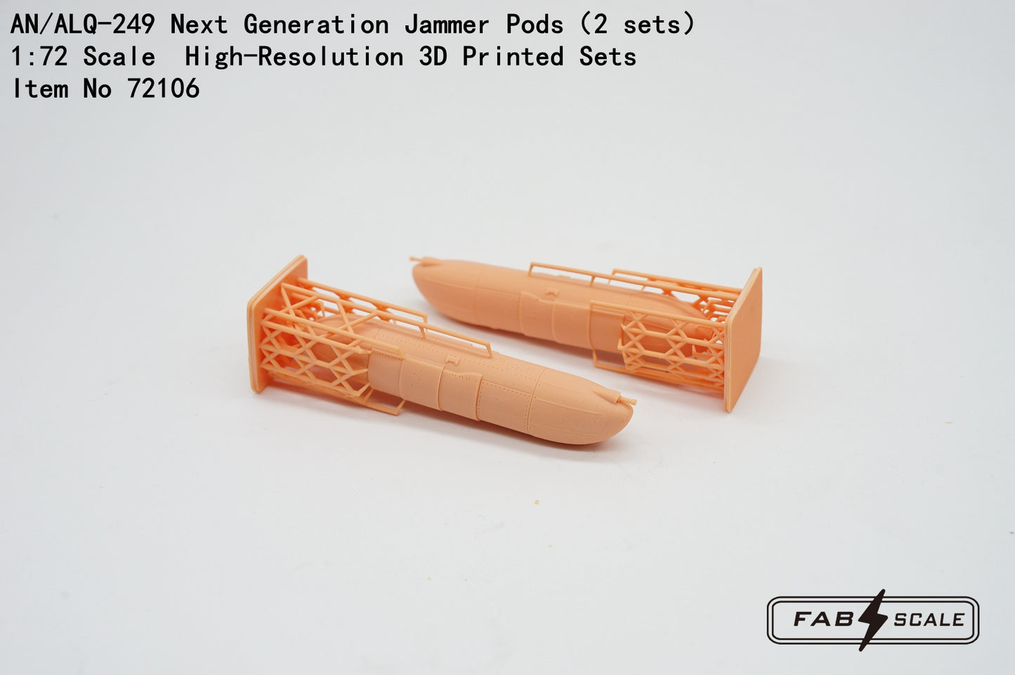 FabScale FA72106 AN/ALQ-249 Next Gen Jammer Pods (2 Sets) 1:72