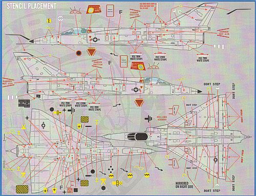 Furball FBD48020 IAI F-21A Lion Cubs USN/USMC Decals 1:48