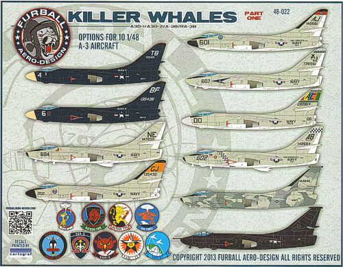 Furball Aero-Design FBD48022 1:48 Douglas A-3D-2 Skywarrior