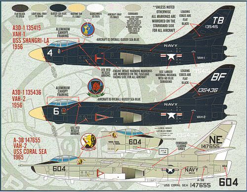 Furball Aero-Design FBD48022 1:48 Douglas A-3D-2 Skywarrior