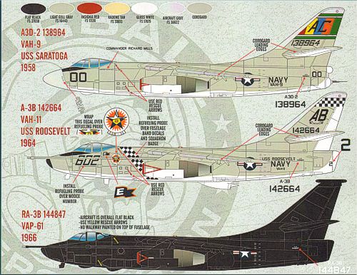 Furball Aero-Design FBD48022 1:48 Douglas A-3D-2 Skywarrior