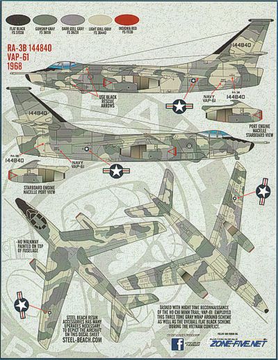 Furball Aero-Design FBD48022 1:48 Douglas A-3D-2 Skywarrior