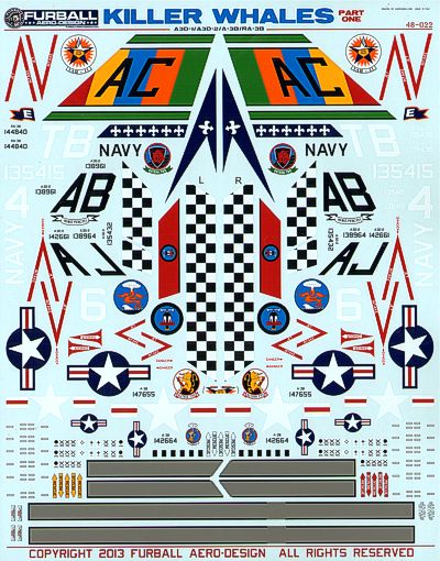 Furball Aero-Design FBD48022 1:48 Douglas A-3D-2 Skywarrior