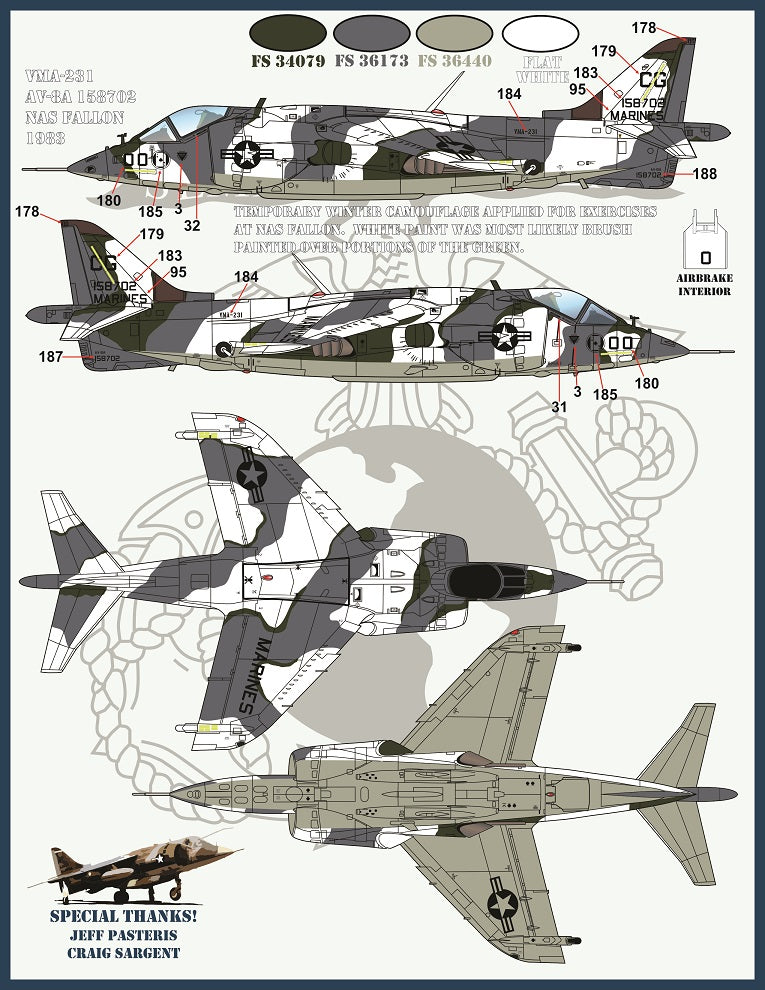 Furball Aero-Design FBD48073 1:48 'USMC Jump Jets'