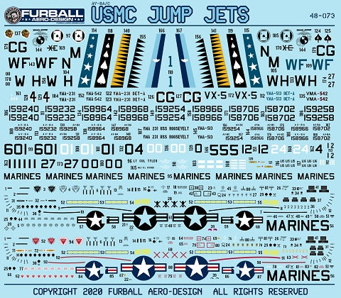Furball Aero-Design FBD48073 1:48 'USMC Jump Jets'