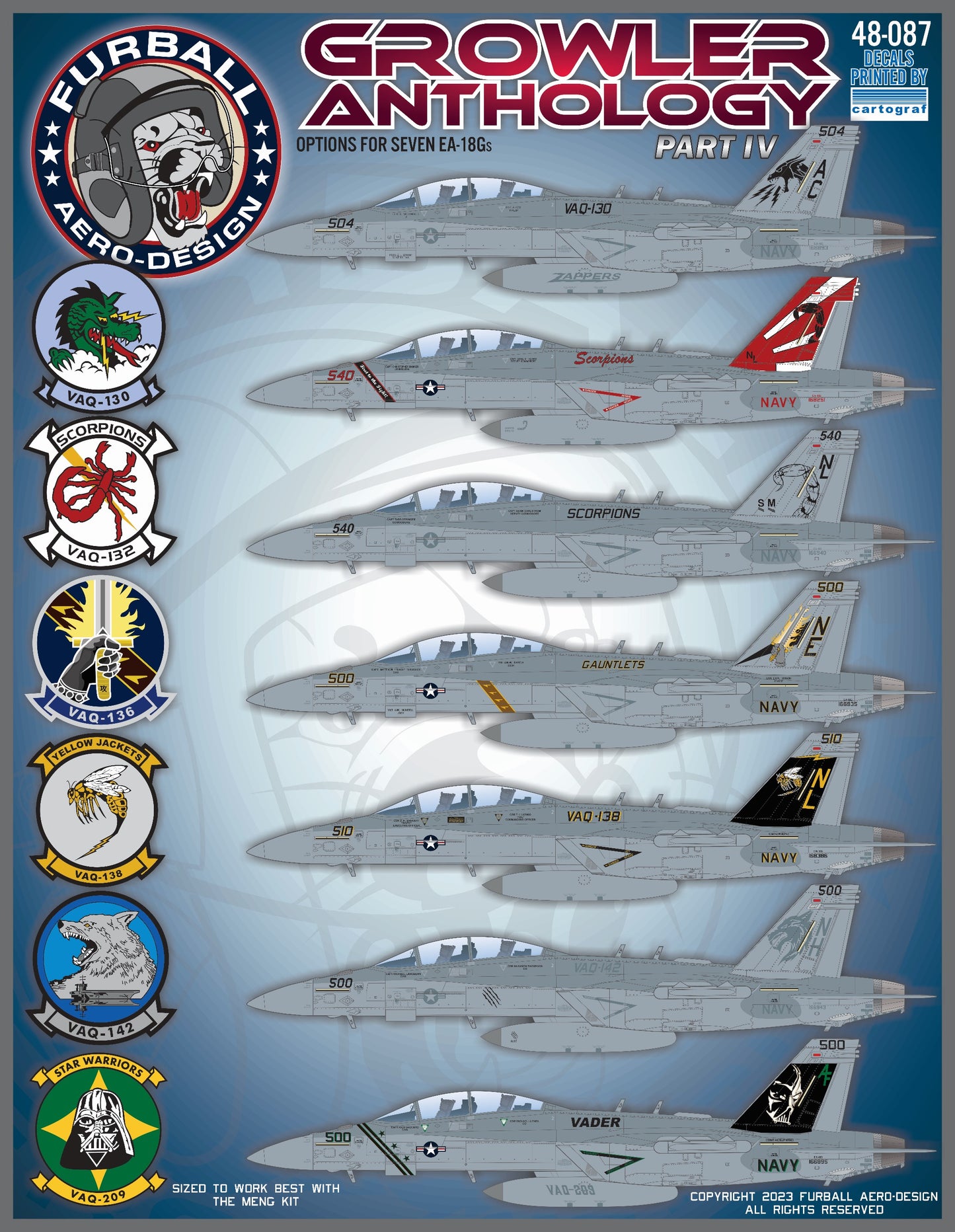 Furball Aero-Design FBD48087 1:48 "Growler Anthology Part IV",