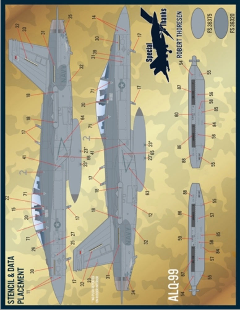 Furball FBD48092 Growler Anthology Part V Decals 1:48
